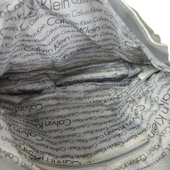Calvin Klein Silver / Grey Shoulder Tote Bag - Picture 8 of 8